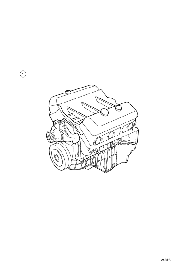 Схема узла Longblock Для Volvo Penta 4.3Gl-E