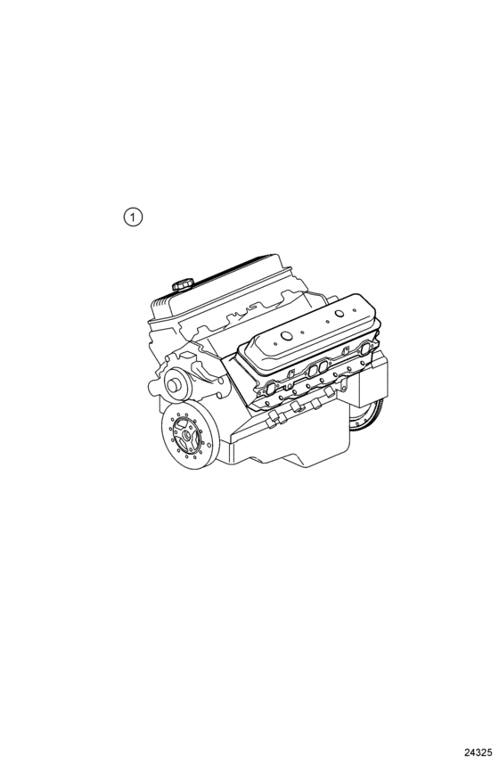 Схема узла Longblock Для Volvo Penta 5.0Gxice-M