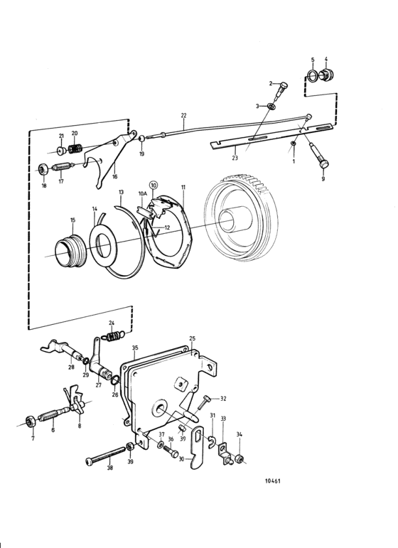 Схема узла Regulation System Для Volvo Penta 2003Ag