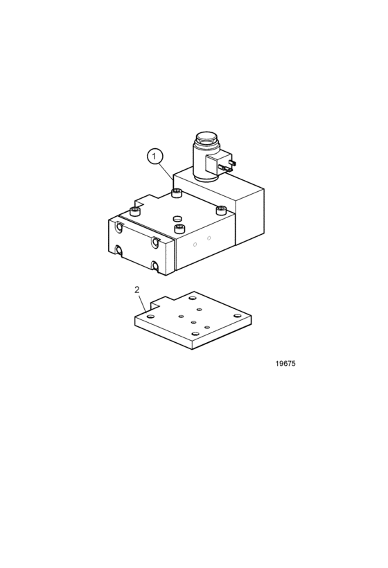 Схема узла Trolling Valve Zf Для Volvo Penta D9A2B D9-575
