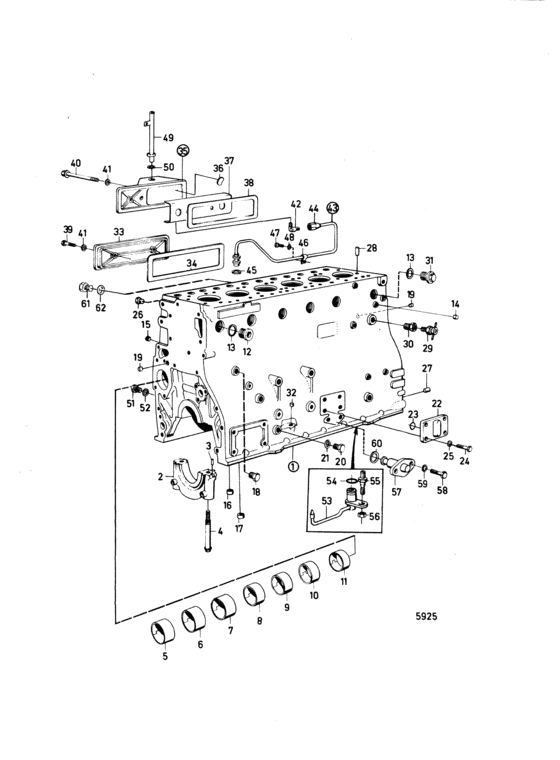 Схема узла Barrel Assy Cylinder Для Volvo Penta Tamd70C