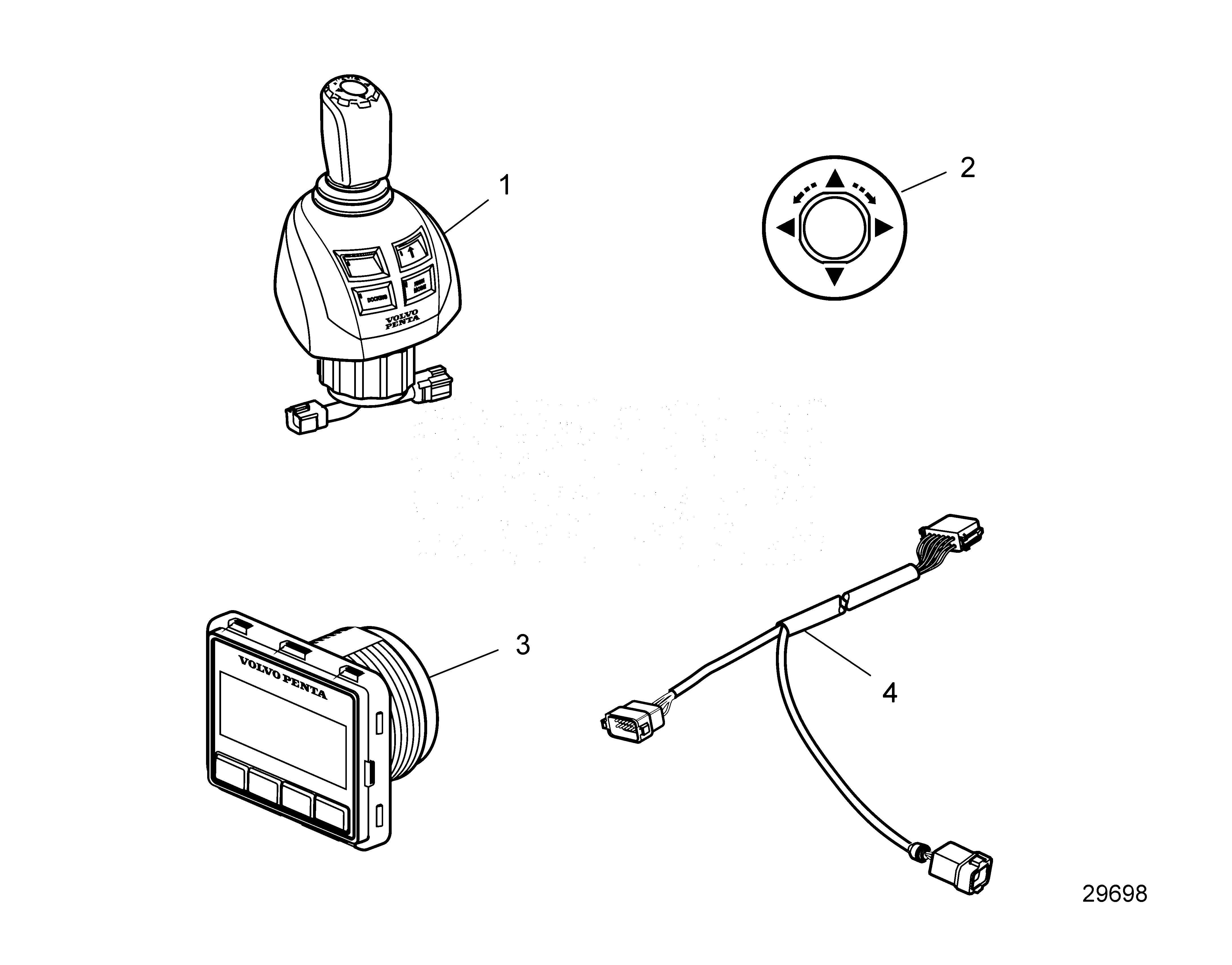 Схема узла Джойстики Evc-E3