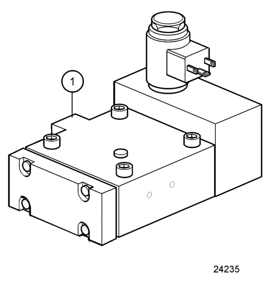 Схема узла Trolling Valve Zf Для Volvo Penta D11A-A
