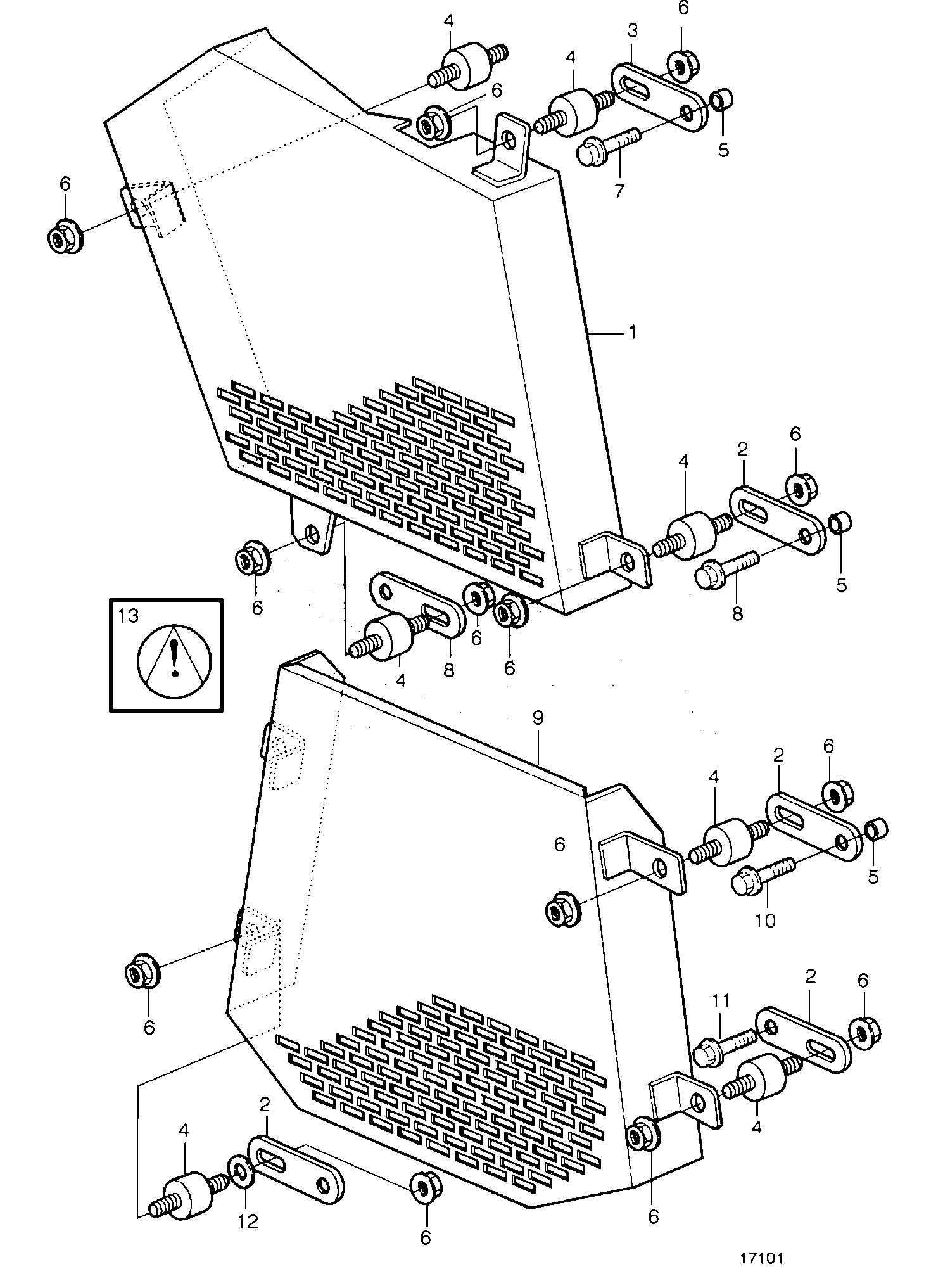 Схема узла Belt Guard. Extra Equipment
