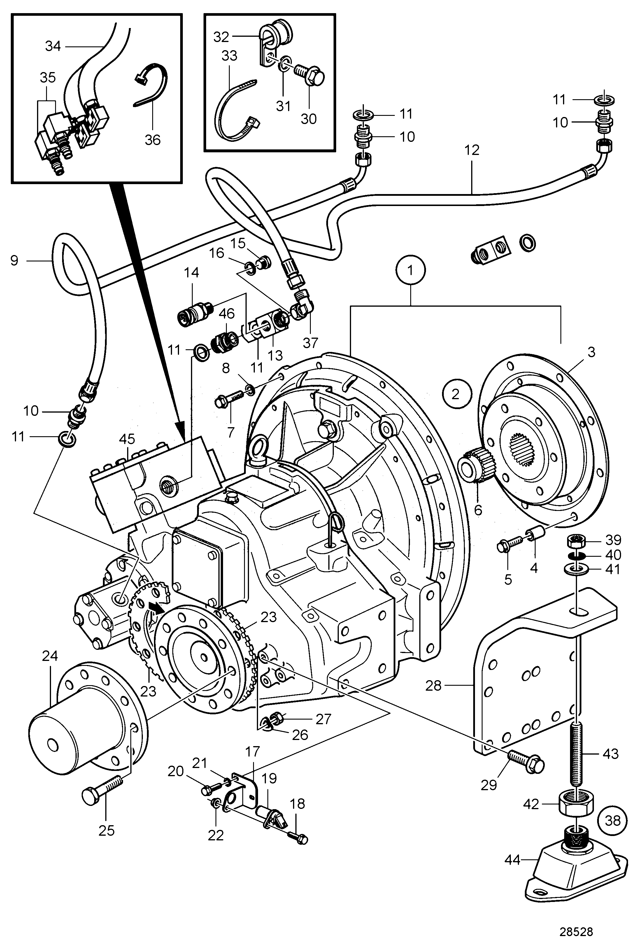 Схема узла Соединительные Компоненты Zf325A
