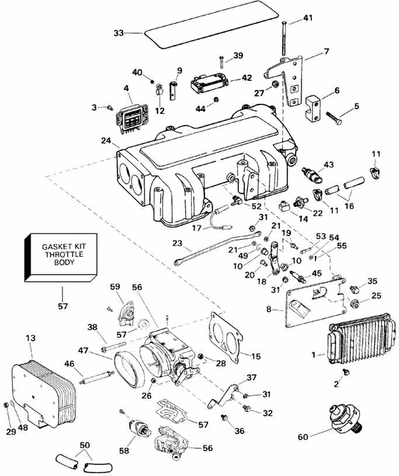 Схема узла Intake Manifold, Upper Для Volvo Penta 7.4Gipncmce