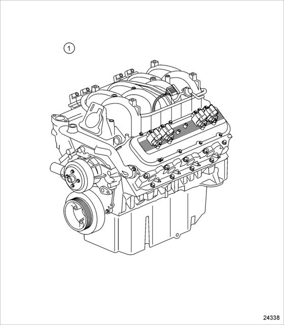 Схема узла Longblock Для Volvo Penta 8.1Gxie-K