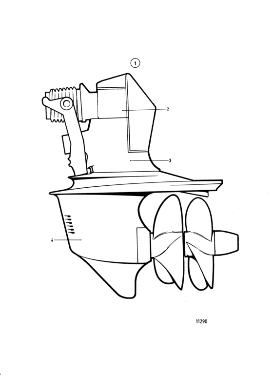 Схема узла Duoprop Drive Unit Ratio 1, 78:1 Для Volvo Penta 500B