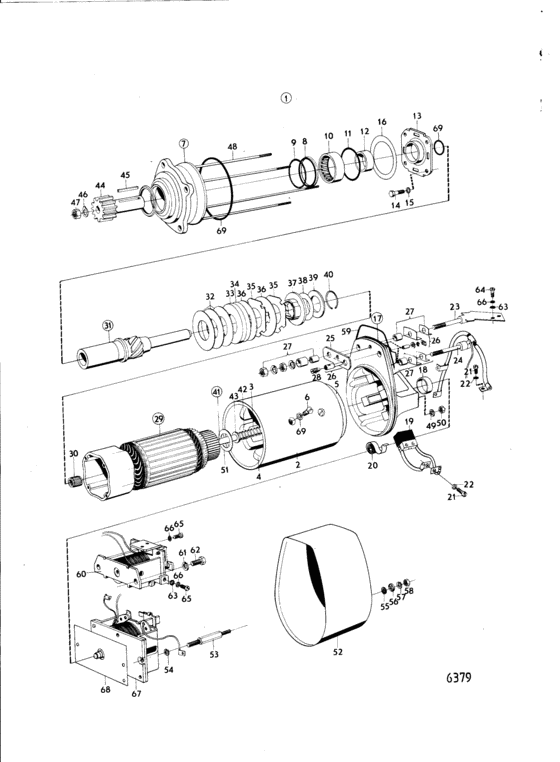 Схема узла Стартер Для Volvo Penta Td100Ahc