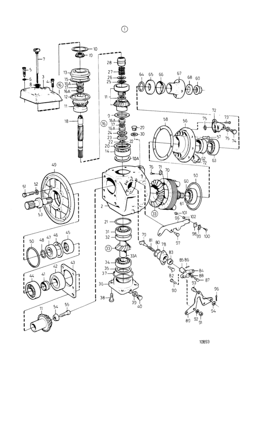 Схема узла Reverse Gear Ms4B: 854901 Для Volvo Penta 432A