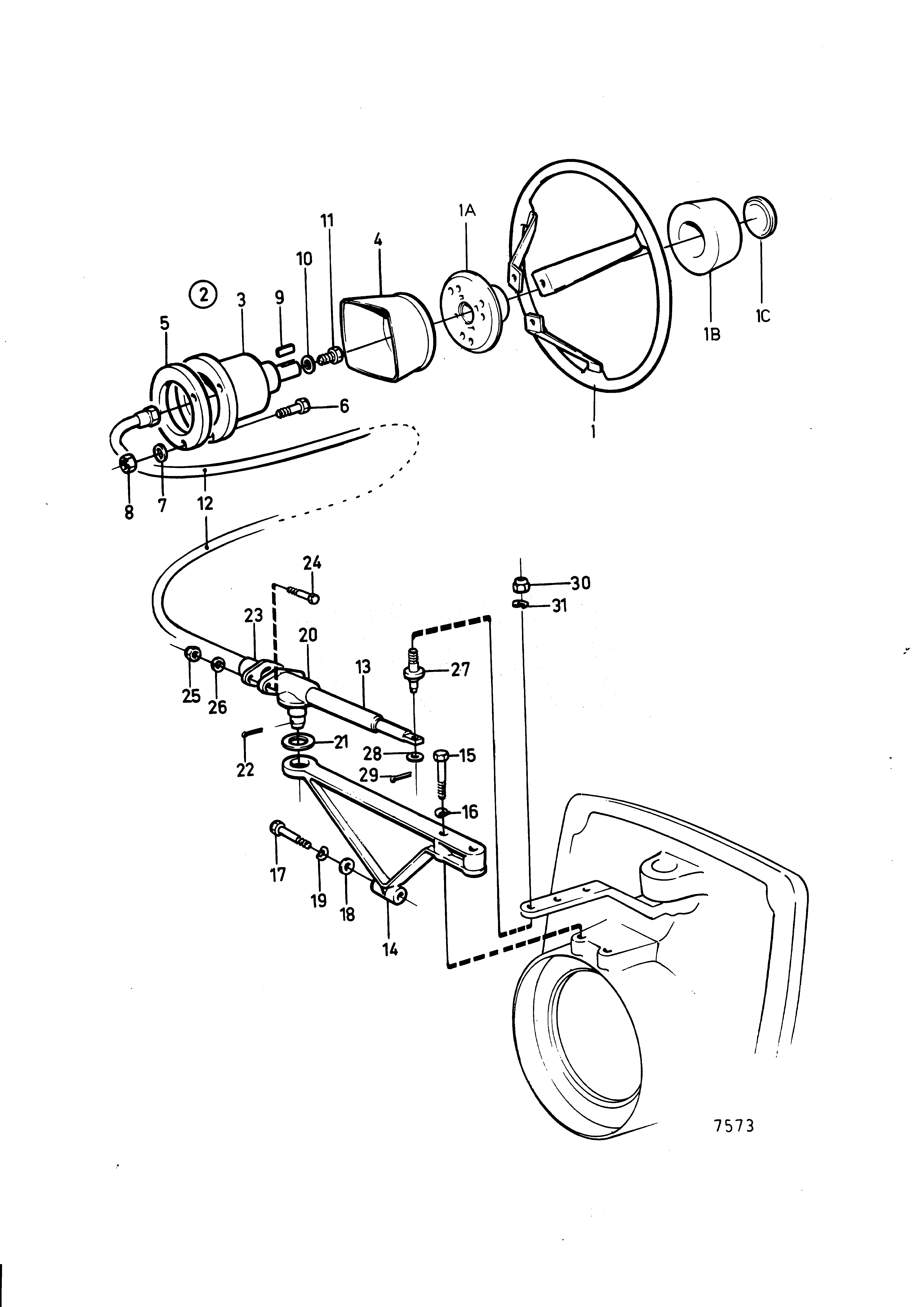 Схема узла Механизм Рулевого Управления, Roto Pilot Aq Двигательный Блок