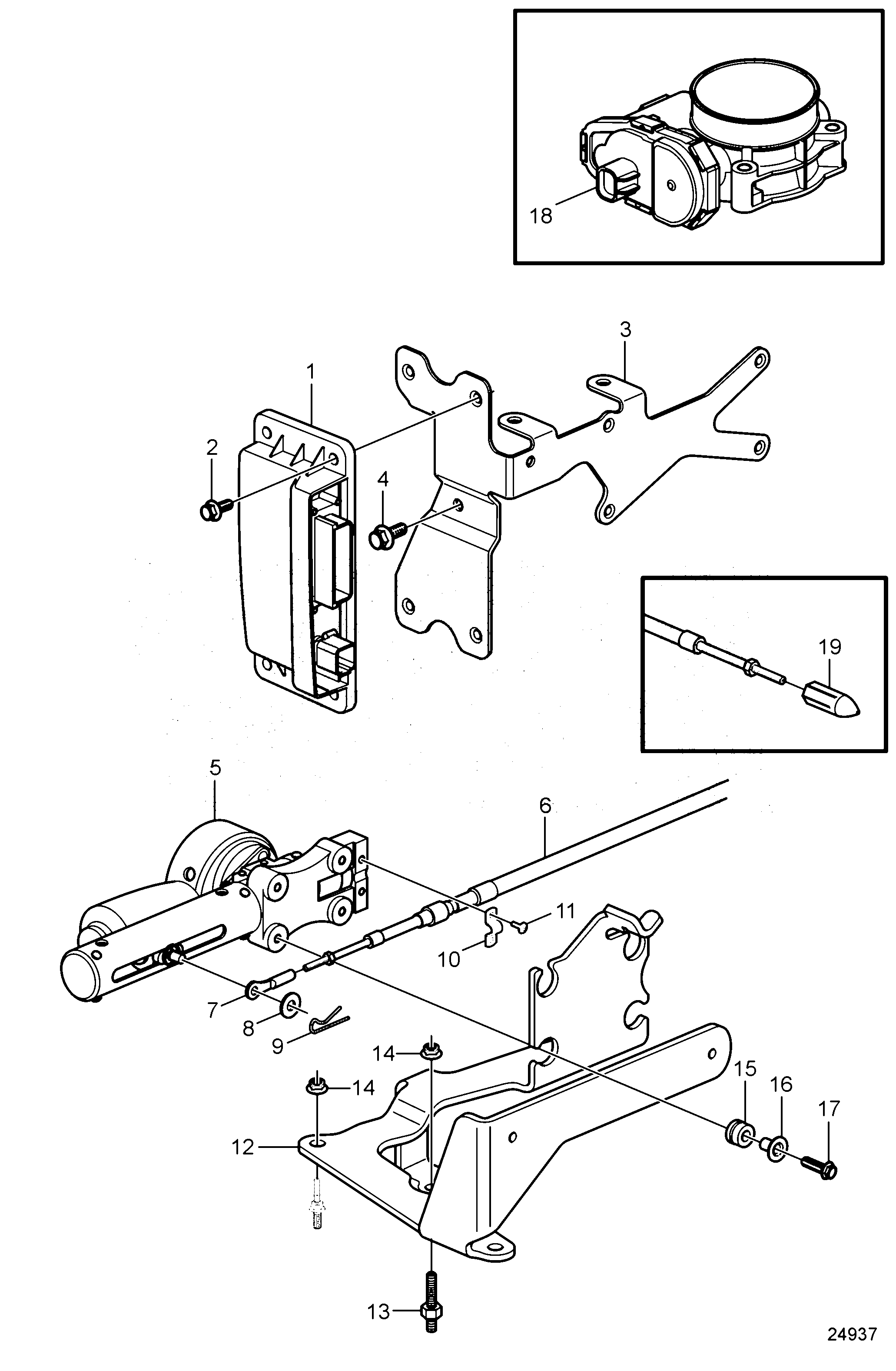 Схема узла Электронный Переключатель И Пку