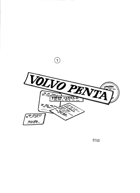 Схема узла Decal Kit Для Volvo Penta Aqad41A