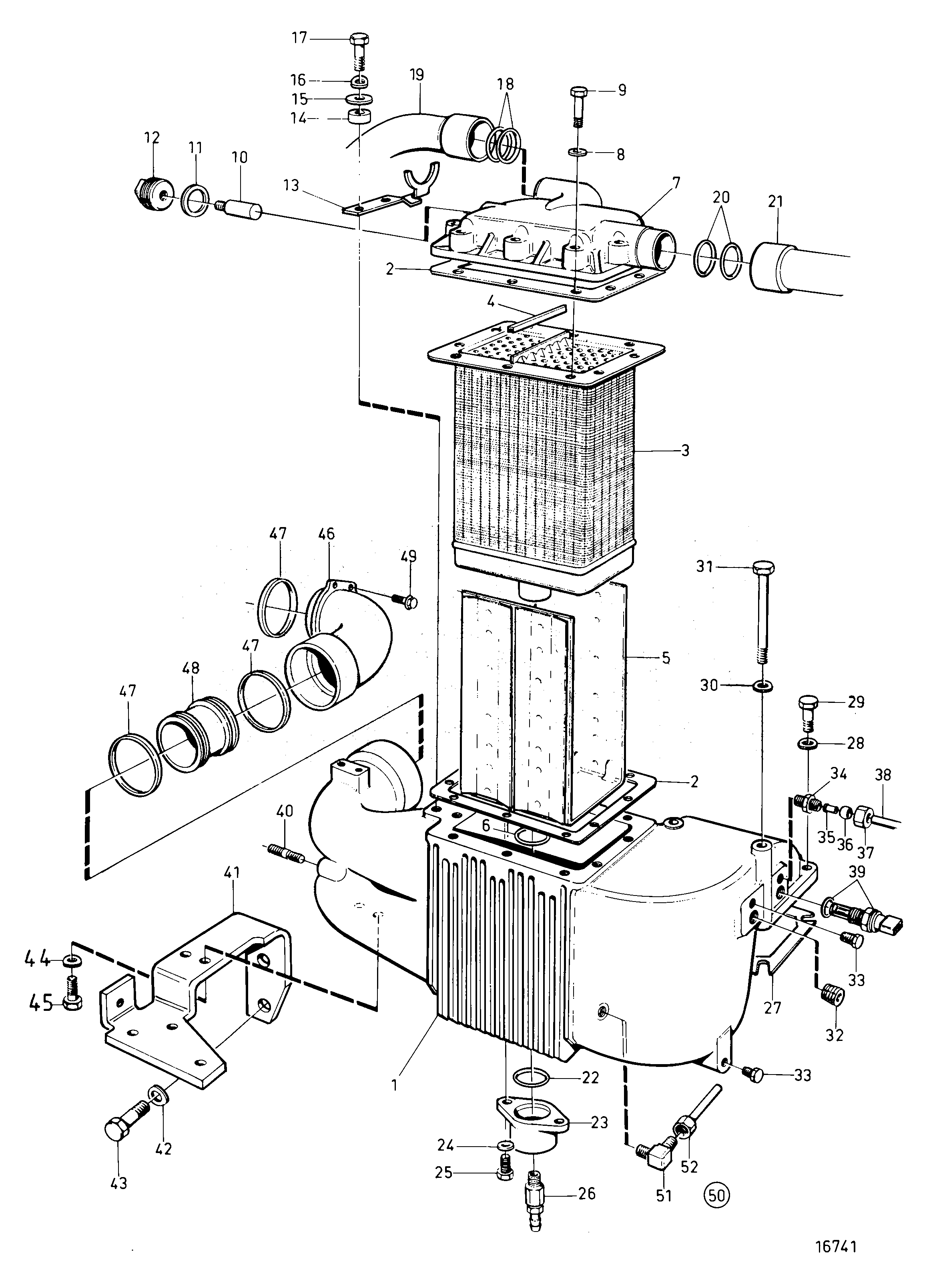 Схема узла Водяной Охладитель