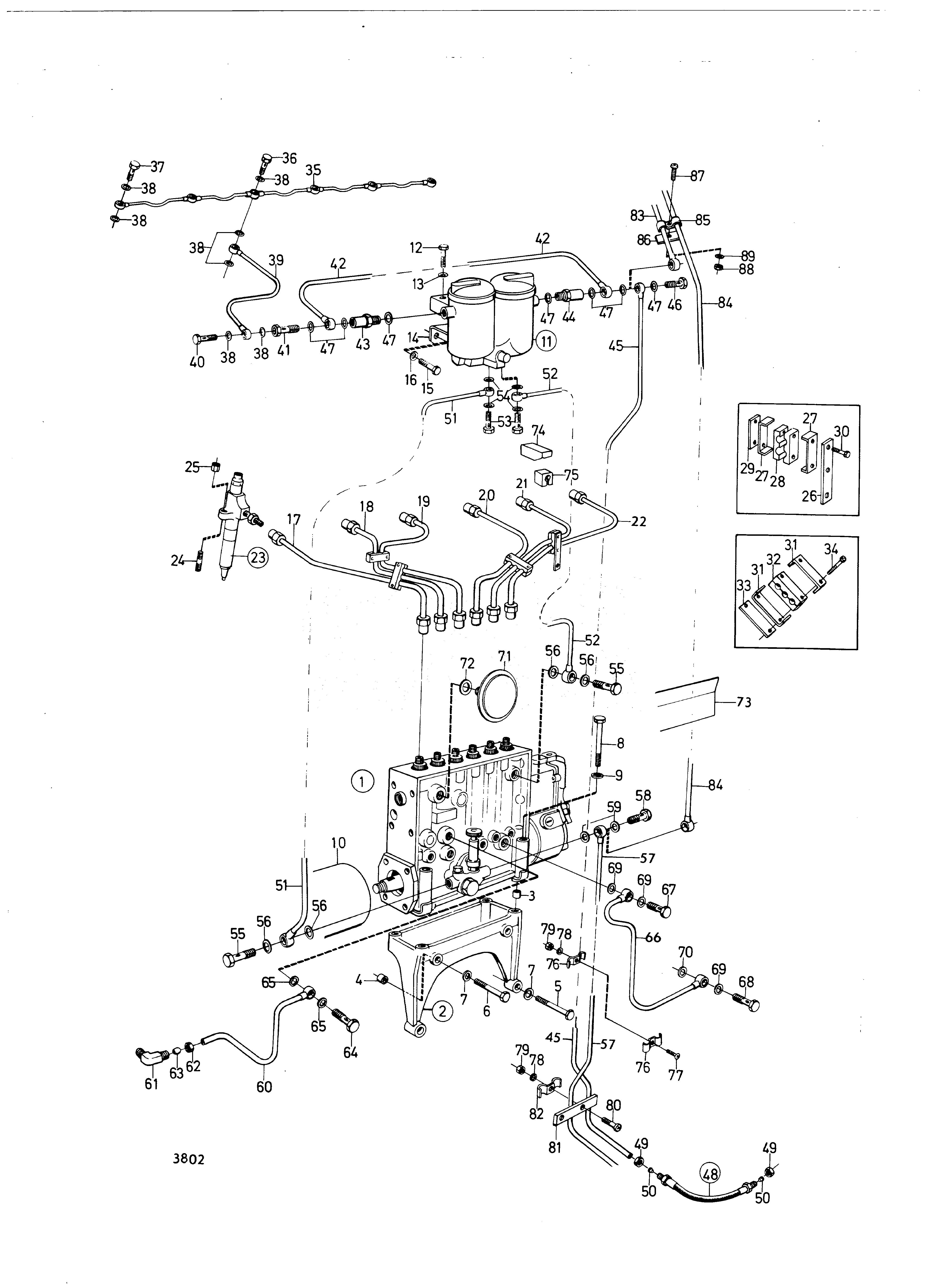 Схема узла Fuel System, Classified Engine, Spec.867117