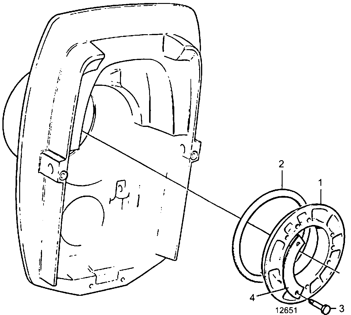 Схема узла Комплект Для Установки, Зажимное Кольцо