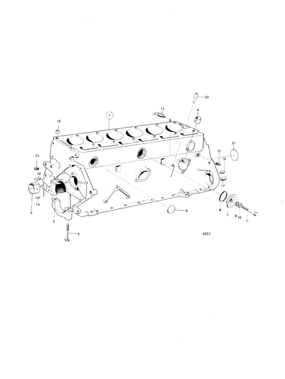 Схема узла Barrel Assy Cylinder Для Volvo Penta Aq165A