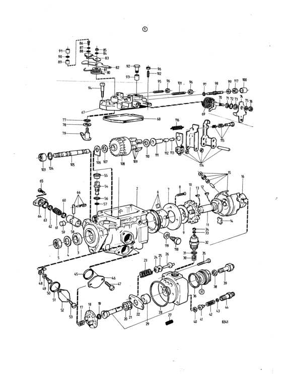 Схема узла Впрыск Топливный Насос Для Volvo Penta Aqad40B