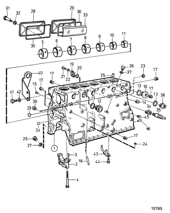 Схема узла Barrel Assy Cylinder Для Volvo Penta Tamd122D
