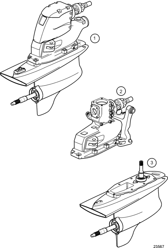 Схема узла Drive Unit, Complete Для Volvo Penta Dpr-B