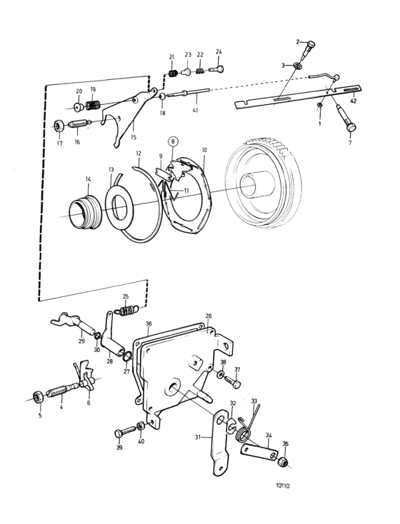 Схема узла Regulation System Для Volvo Penta 2003T