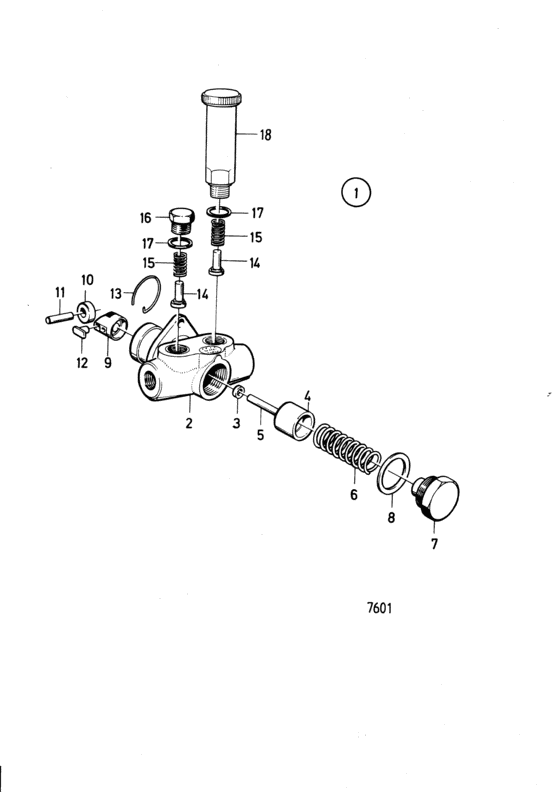 Схема узла Fuel Feed Pump Для Volvo Penta Tamd70C