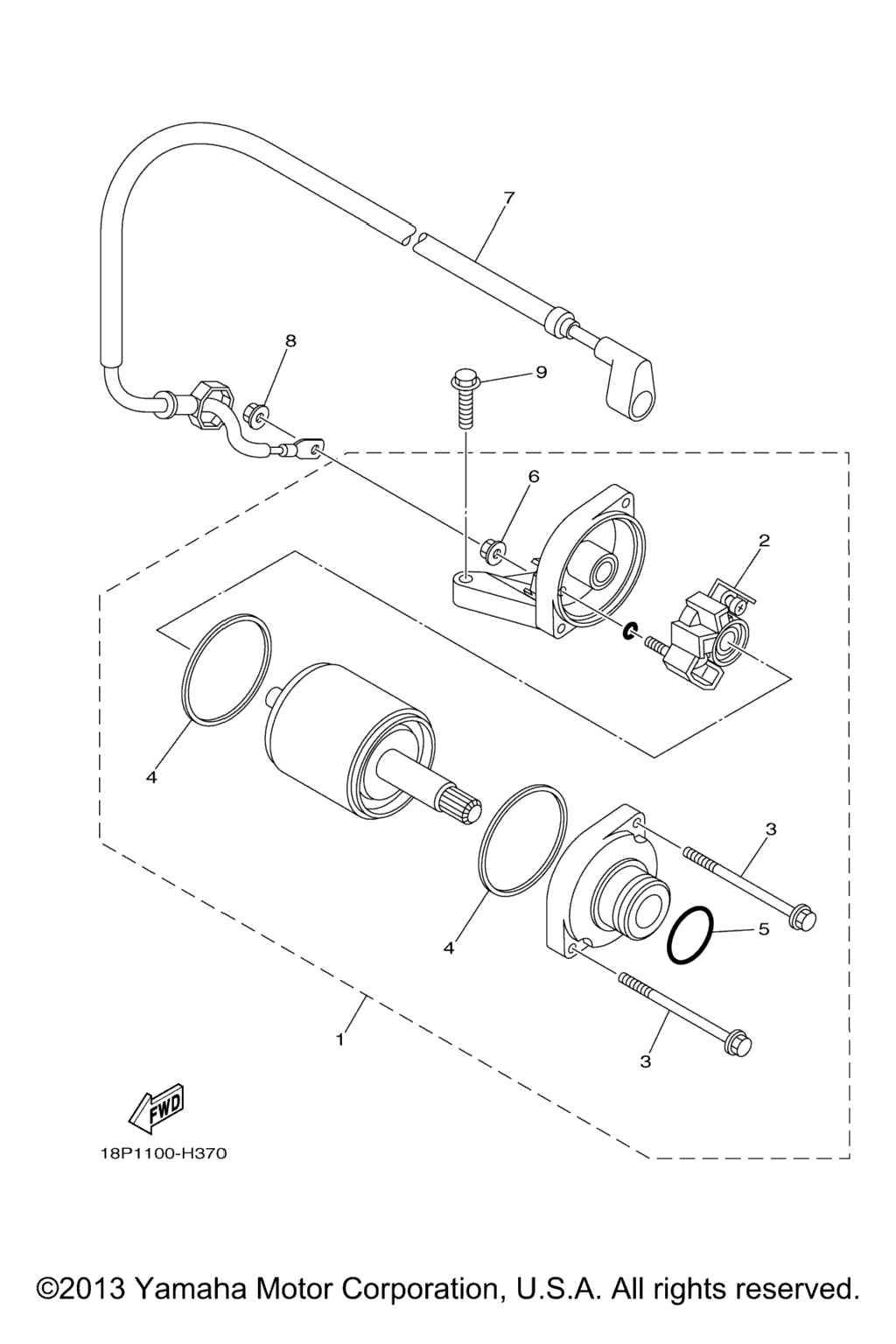 Схема узла Стартер