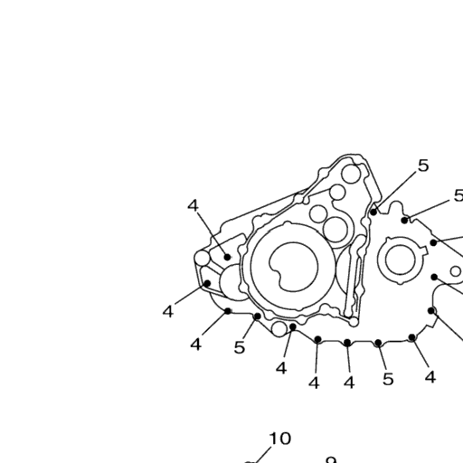 Схема узла Корпус Двигателя