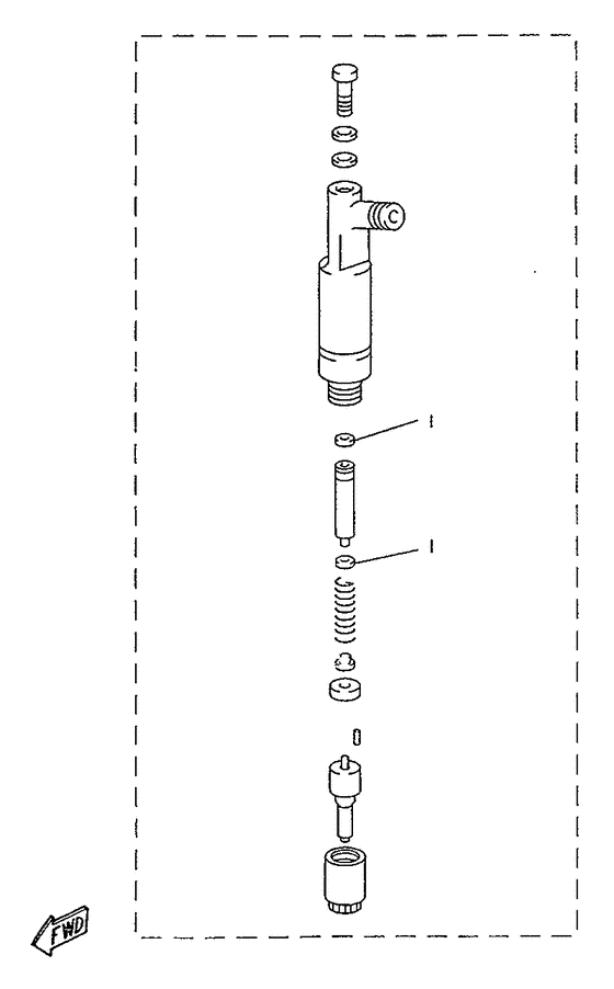 Схема узла Adjusting Shim Для Yamaha Me420Sti