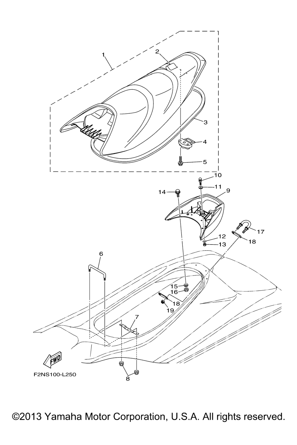 Схема узла Сиденья И Подлокотники