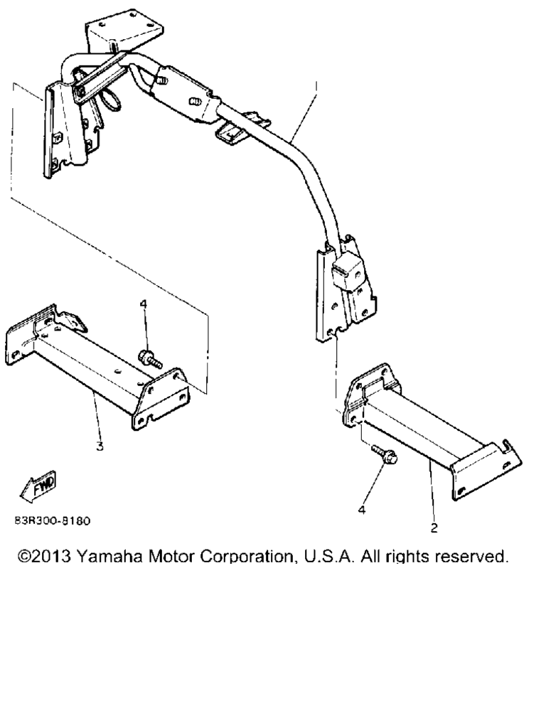 Схема узла Рулевые Ворота