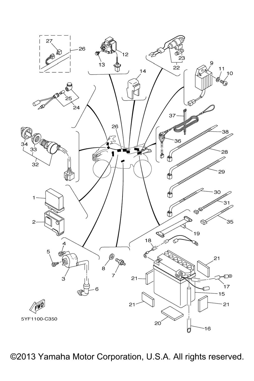 Схема узла Электрика 1