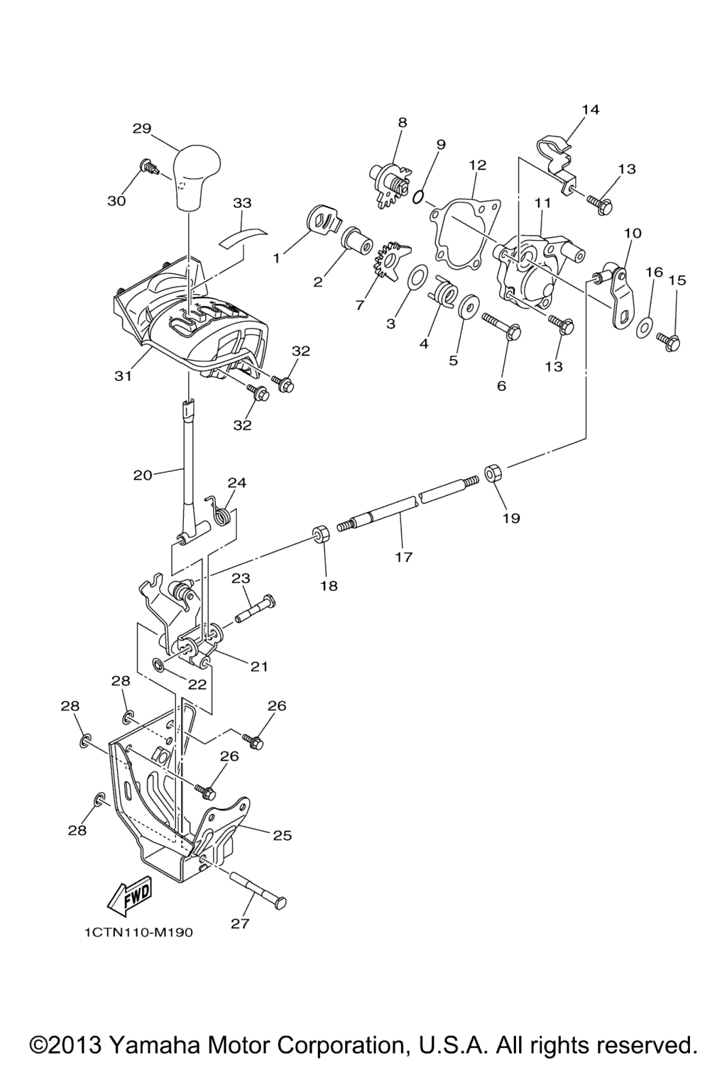 Схема узла Вал Переключения