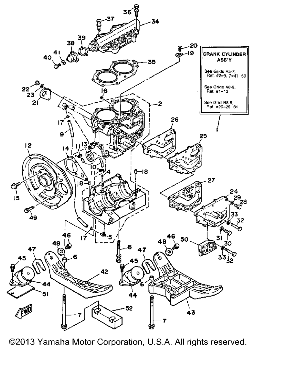 Схема узла Картер - Цилиндр