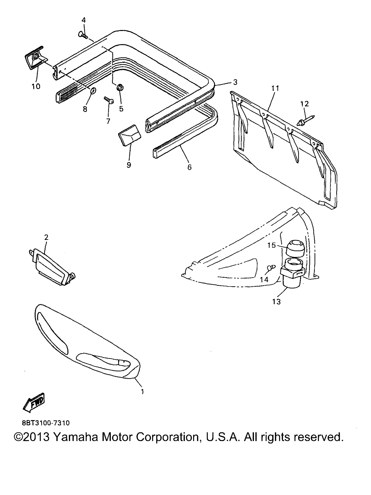 Схема узла Бамперы