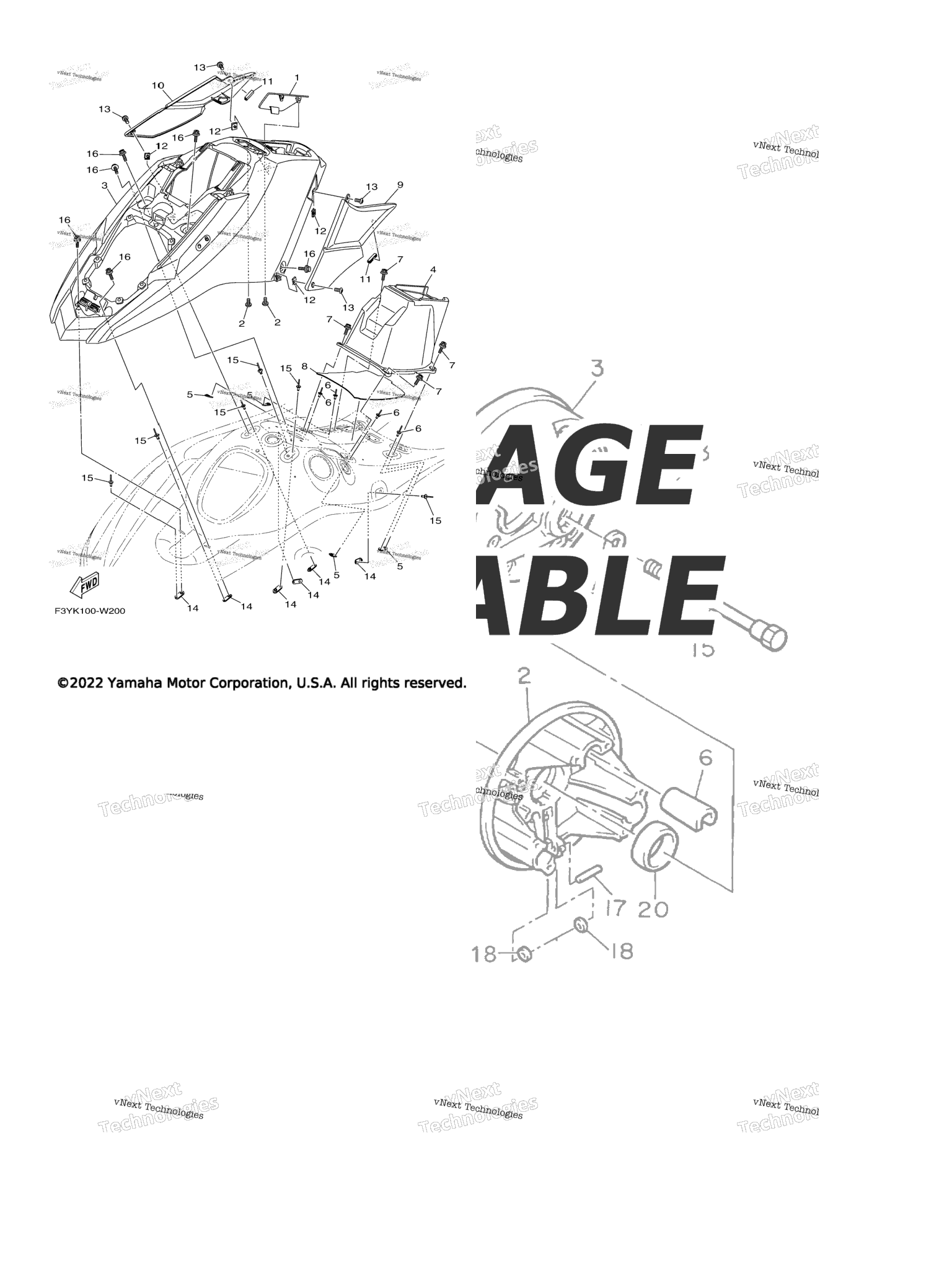 Схема узла Люк Двигателя 1