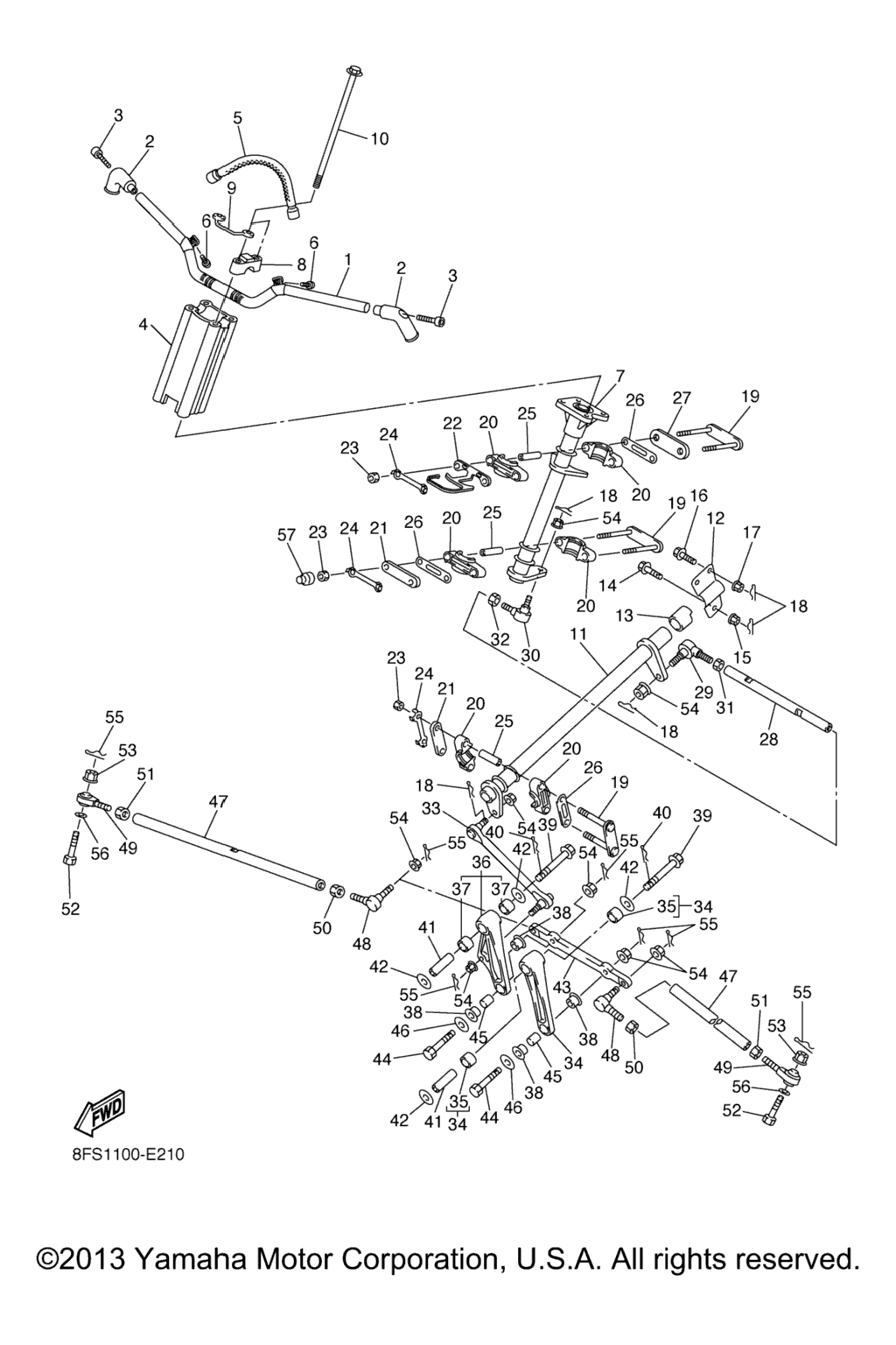 Схема узла Рулевая Система