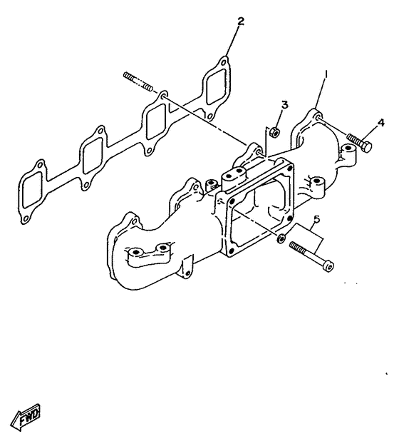 Схема узла Intake Manifold Для Yamaha Me370Sti