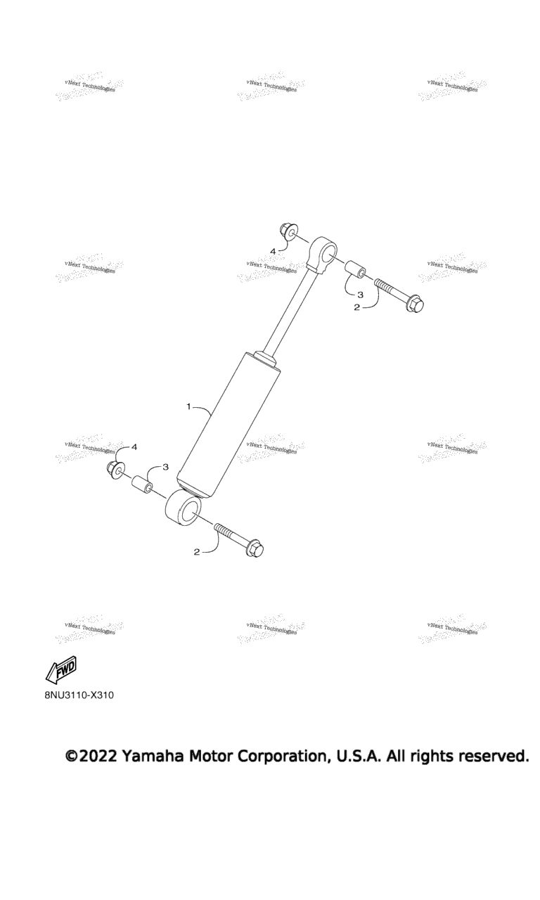 Схема узла Подвеска Гусеничного Трака 3