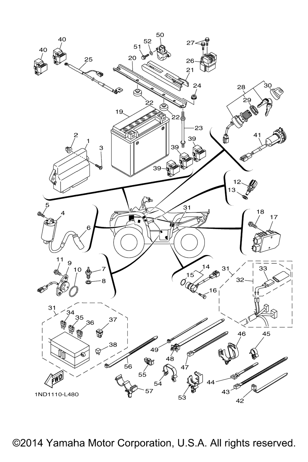 Схема узла Электрика 1
