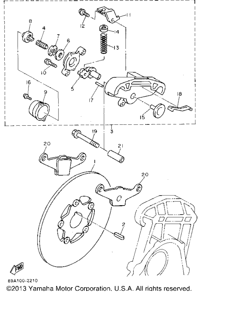 Схема узла Тормоза