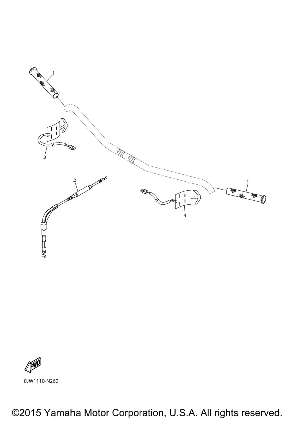 Схема узла Управляющий Трос