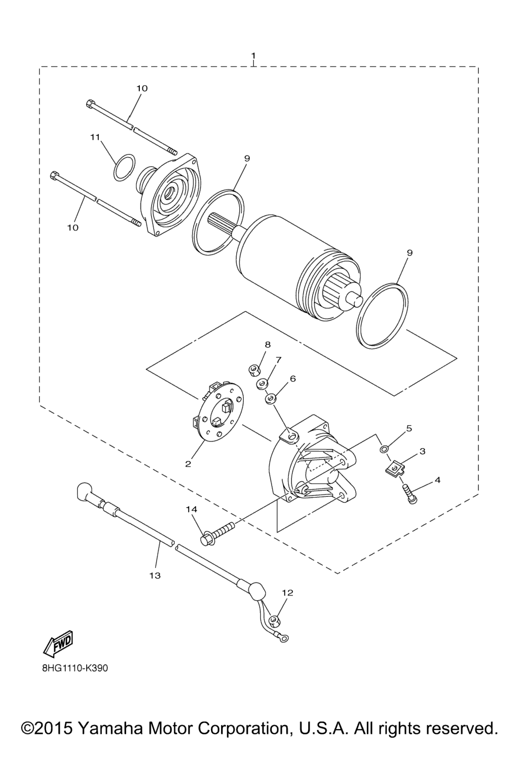 Схема узла Стартер