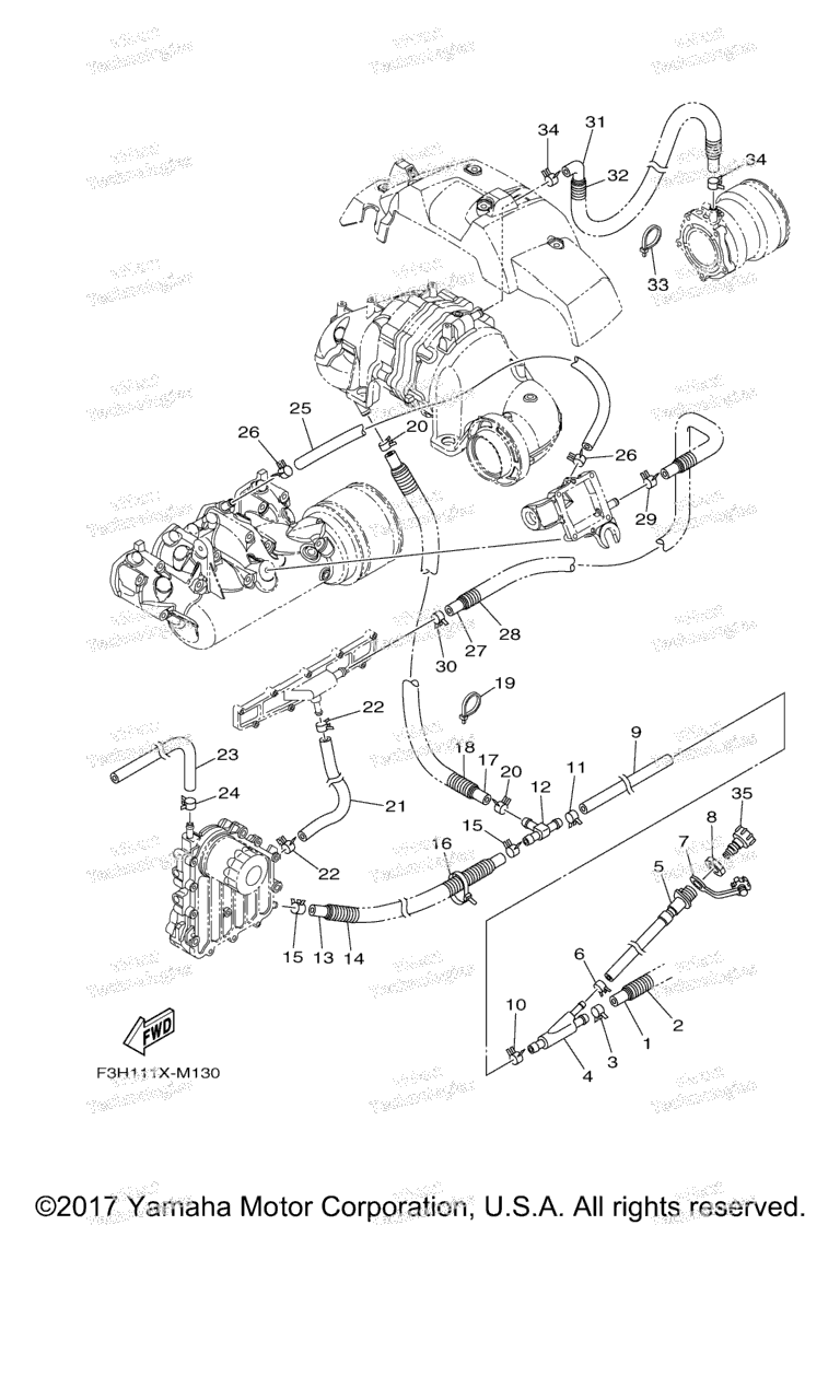 Схема узла Выпускные Системы 2