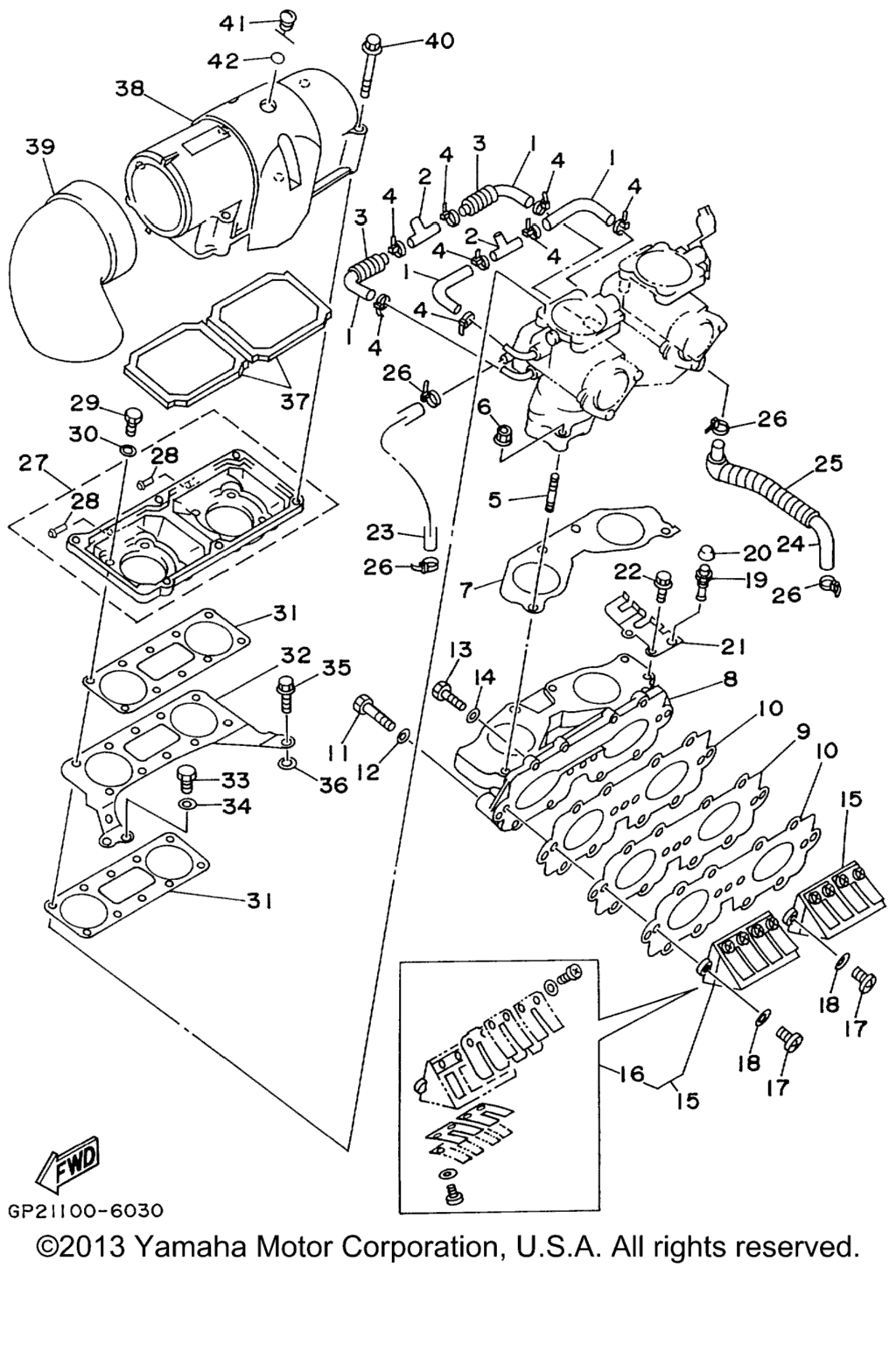 Схема узла Впуск