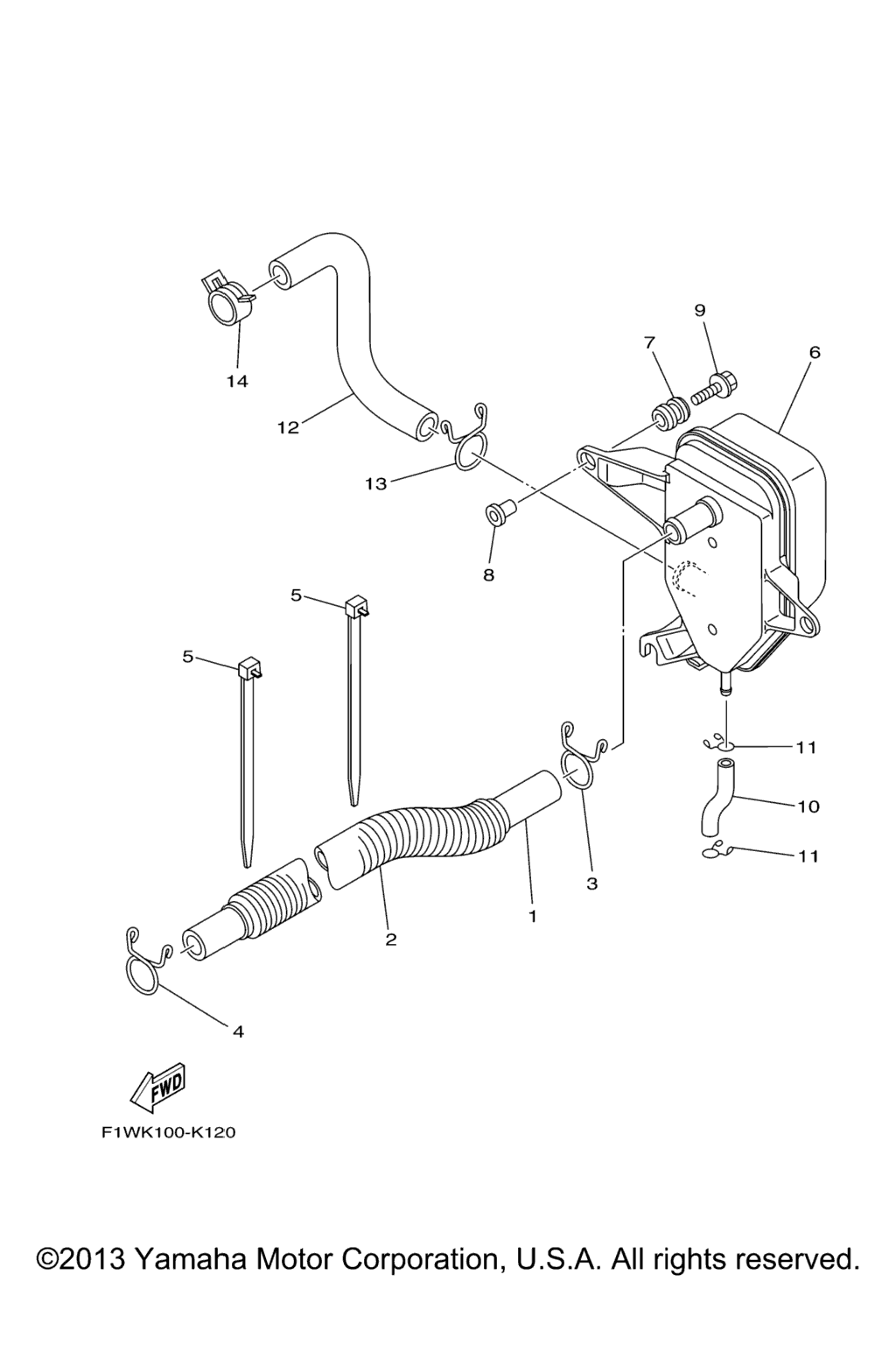 Схема узла Воздушный Клапан Масла