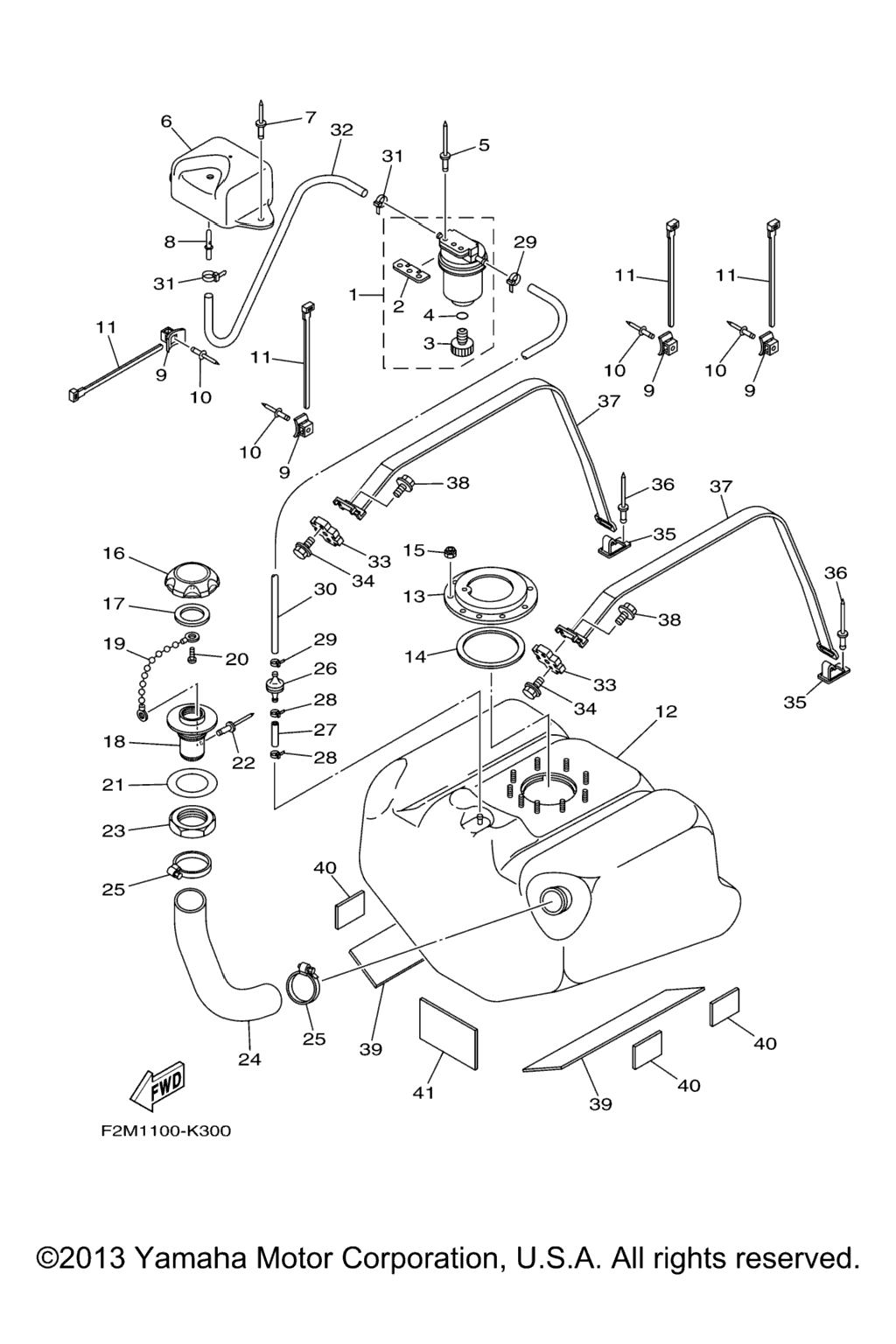 Схема узла Топливные Баки