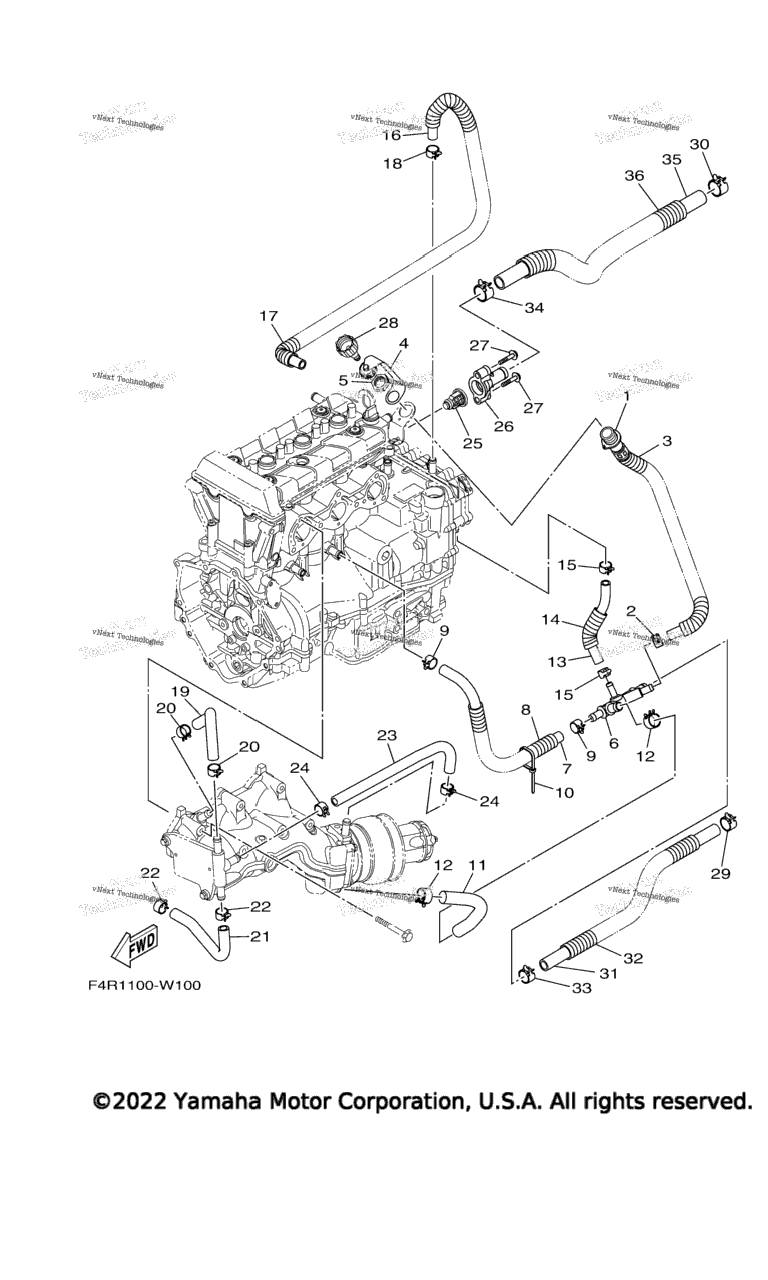 Схема узла Выпускные Системы 2