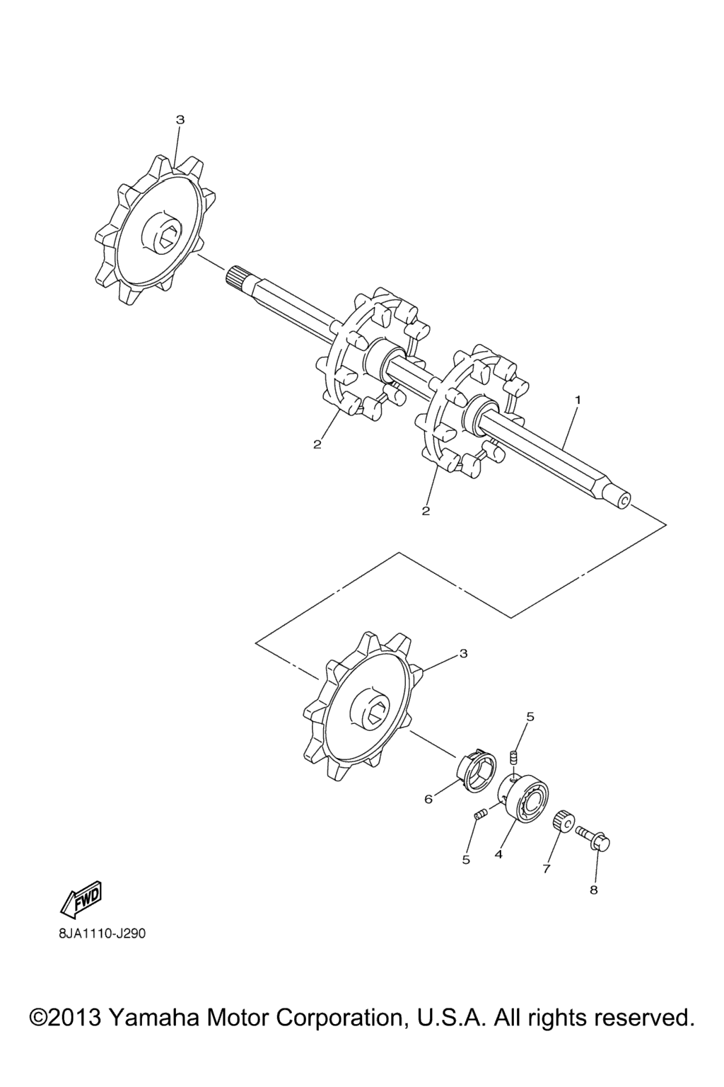 Схема узла Привод Гусеницы 1