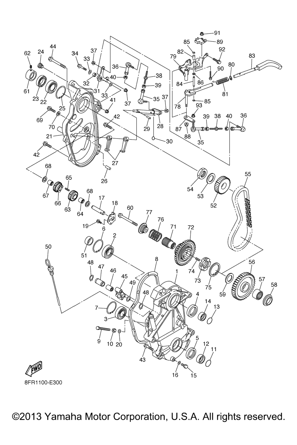 Схема узла Привод Гусеницы 2